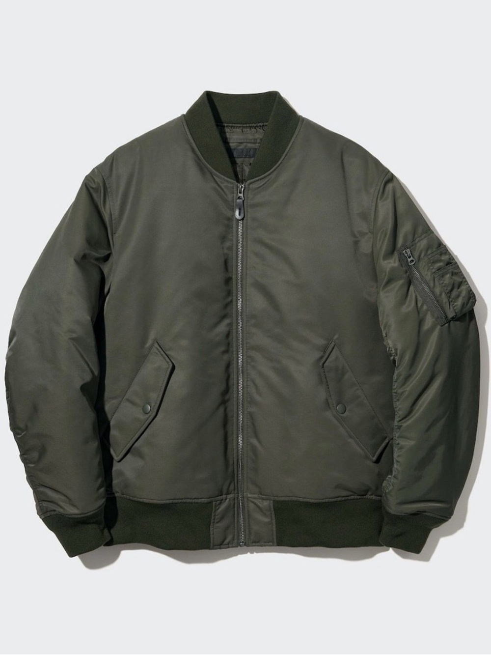 Uniqlo MA-1 Bomber Jacket in Olive (Unisex)